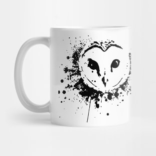 Barn Owl Graffiti Mug